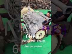 Se trata de una máquina de excavar de 6HK1T