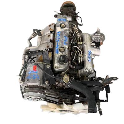 Un buen precio. Motor diésel usado 4D34 de 4 cilindros para camiones y barcos Mitsubishi, ensamblaje de motor de segunda mano en línea